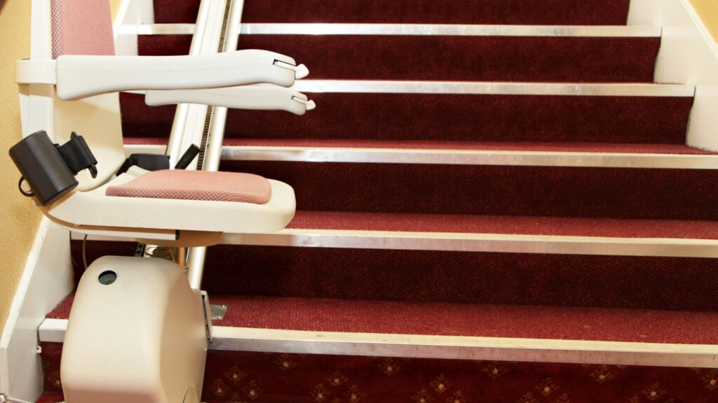 Stair lift to improve accessibility
