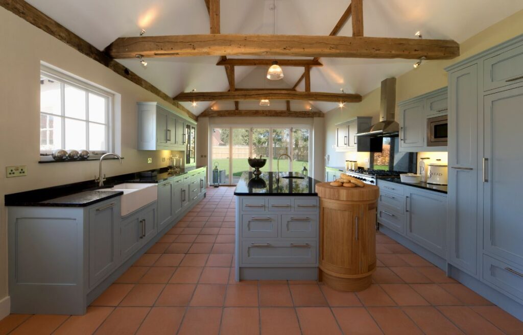 Farmhouse tile kitchen